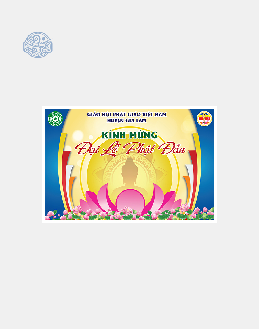 Phông nền sân khấu - Backdrop Phật Đản - Ảnh 3