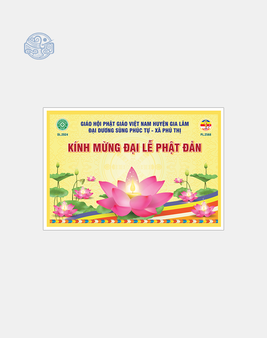 Phông nền sân khấu - Backdrop Phật Đản - Ảnh 2