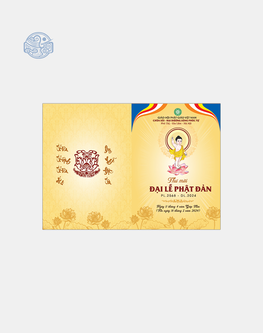 Thiệp mời thiết kế (mùa Vu Lan, Phật Đản, lễ, tết,...) - Ảnh 2