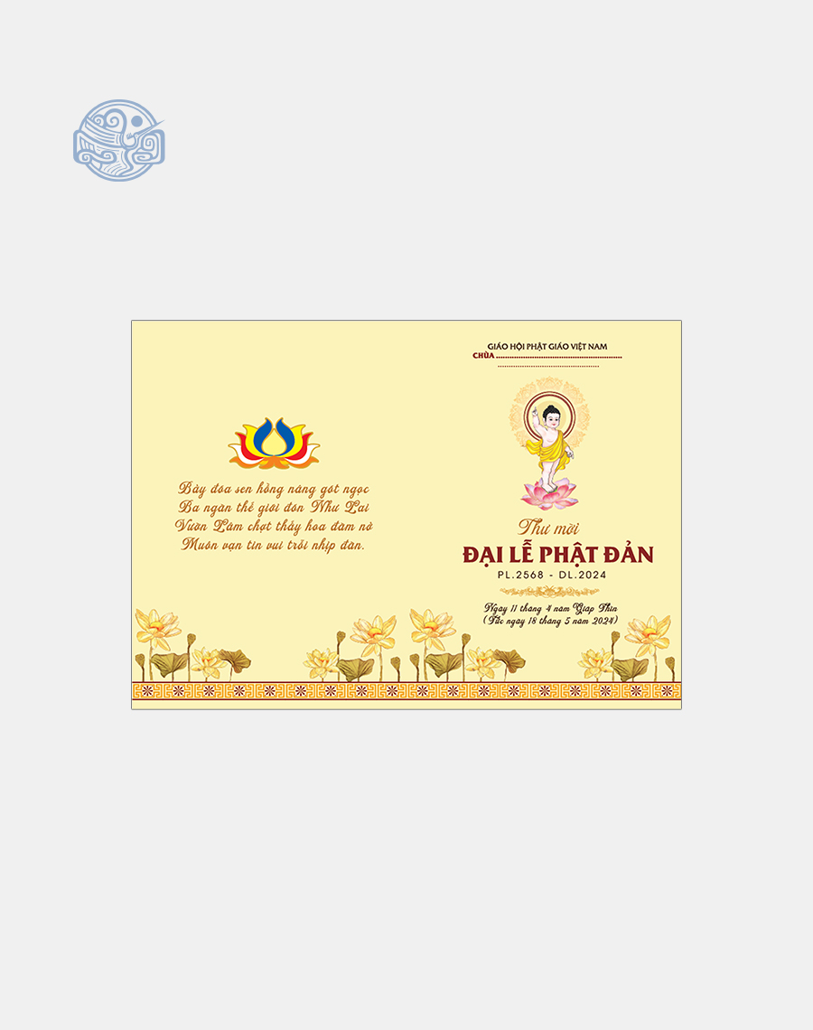 Thiệp mời thiết kế (mùa Vu Lan, Phật Đản, lễ, tết,...) - Ảnh 7