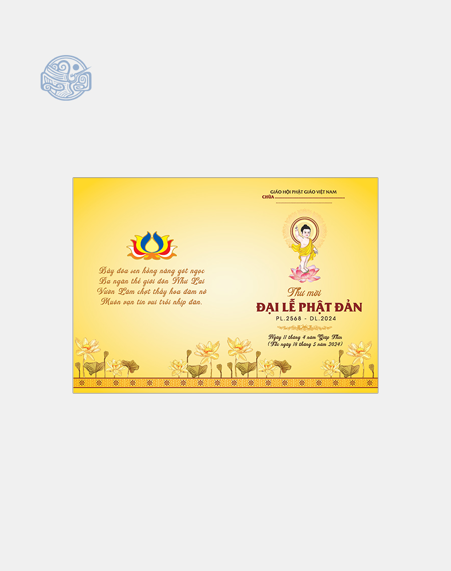 Thiệp mời thiết kế (mùa Vu Lan, Phật Đản, lễ, tết,...) - Ảnh 4