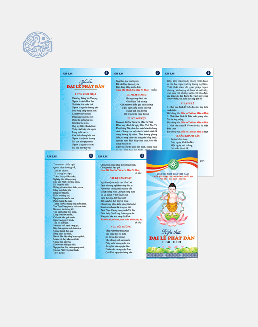 Tờ nghi thức mừng lễ Phật Đản - Ảnh 4
