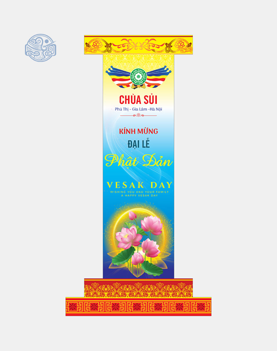 Trụ đèn sen thiết kế (mừng đại lễ Phật Đản, Vu Lan, tết,...) - Ảnh 3