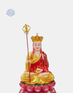 Tượng Địa Tạng Vương Bồ Tát Tọa Sen Bằng Composite