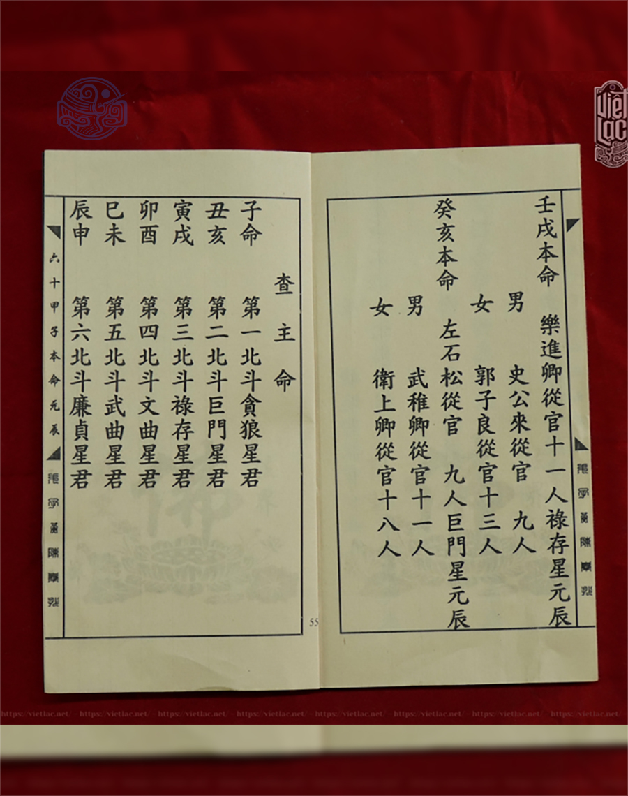 Sách lục thập hoa giáp chữ Nho - Ảnh 6