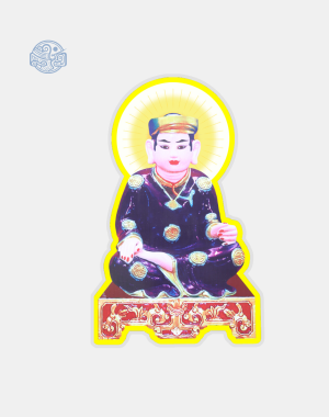 Tranh ông Hoàng Bảy ép plastic