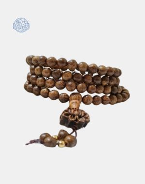 Tràng hạt trầm tốc hoa sen 6 ly gỗ