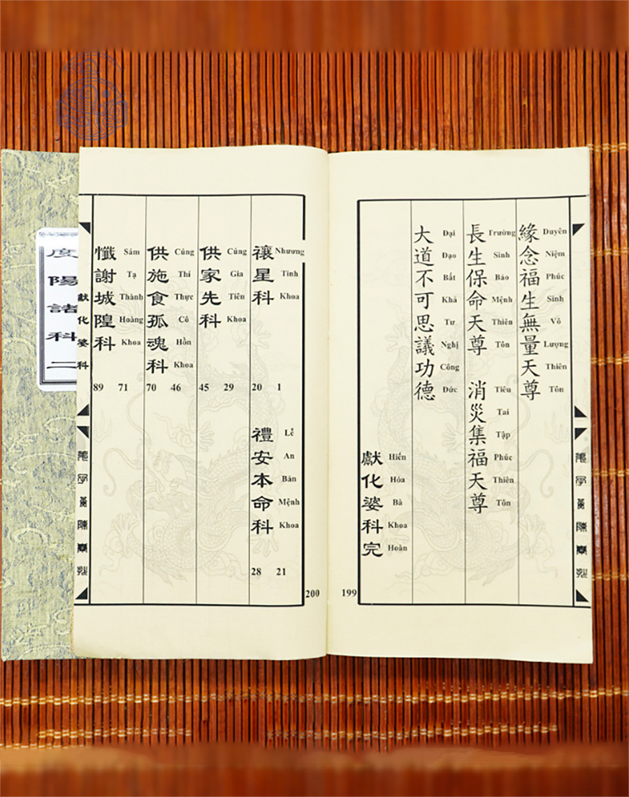 Bộ sách khoa cúng độ dương thông dụng song ngữ xuyến chỉ (2 quyển) - Ảnh 4