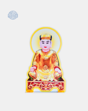 Tranh ông Hoàng Mười 40cm ép plastic