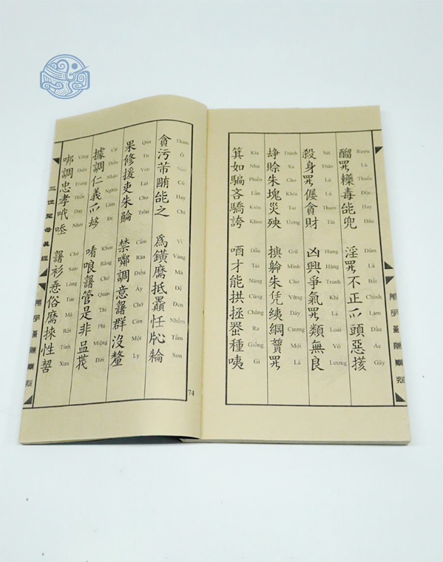 Sách Chính kinh diễn âm song ngữ tuyến chỉ - Ảnh 4