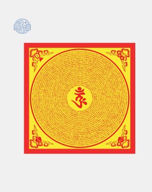 Tranh Chú Lăng Nghiêm 90x90cm canvas