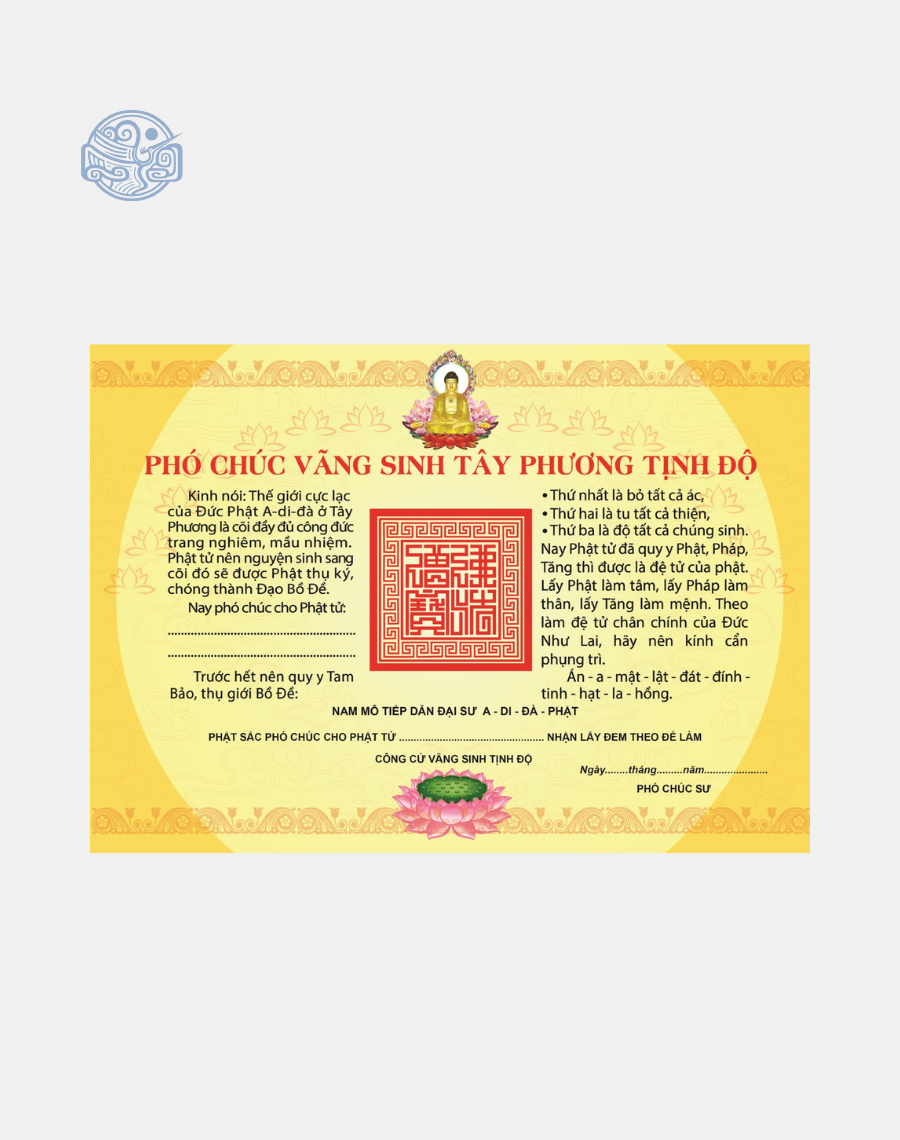 Biểu mẫu Phật giáo a4 bìa cứng - Ảnh 2