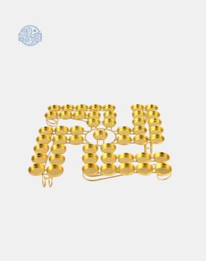 Đế nến Chữ Vạn 49 ngọn hợp kim