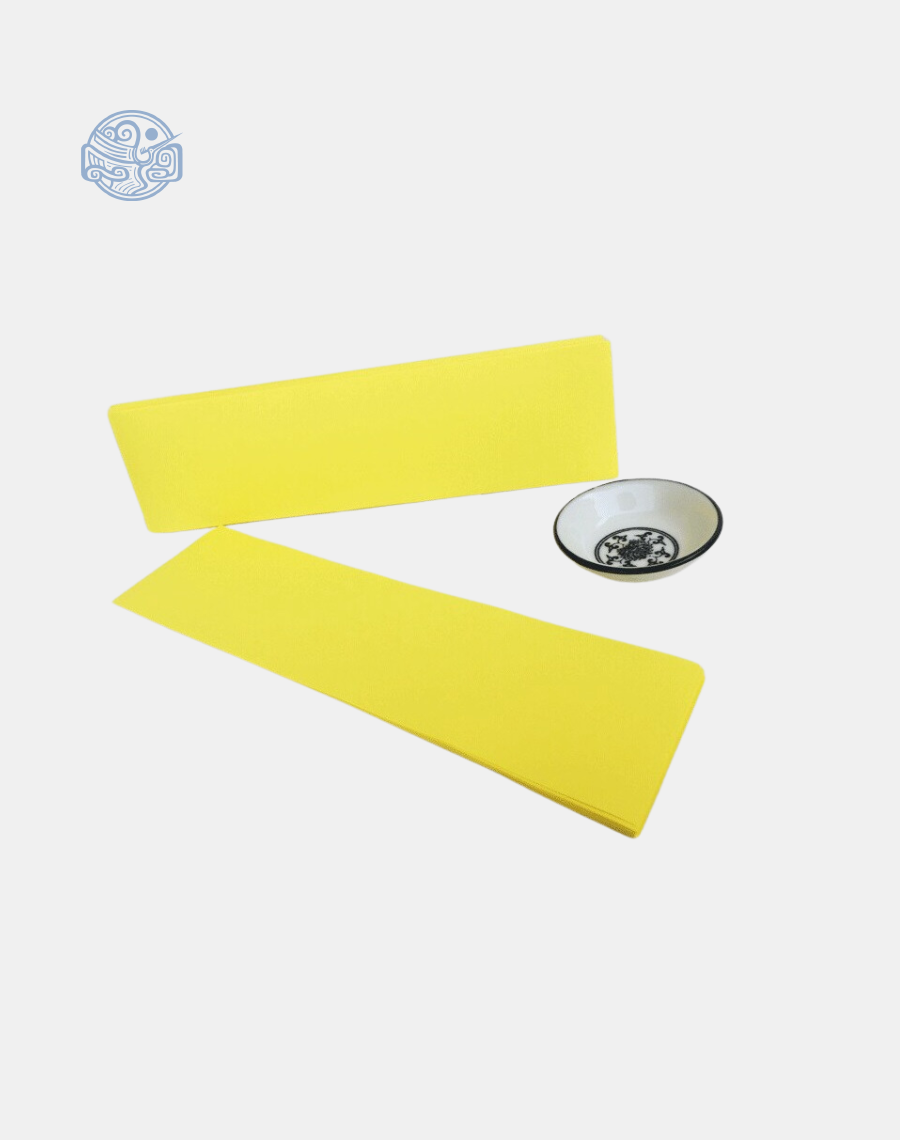 Giấy hoàng chỉ nền vàng hai mặt