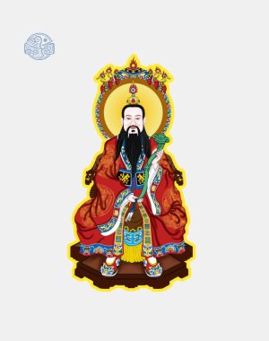 Tranh Linh Bảo Thiên Tôn nhựa xốp