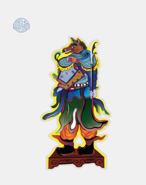 Tranh mặt ngựa ép plastic