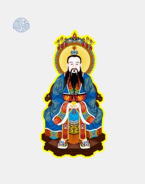 Tranh Nguyên Thủy Thiên Tôn nhựa xốp