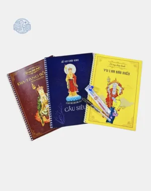 Bộ sổ tay chép kinh mùa Vu Lan