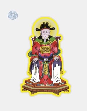 Tranh Quan Trần Triều ép plastic