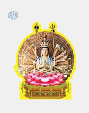 Tranh Phật bà nghìn mắt nghìn tay 60cm xốp