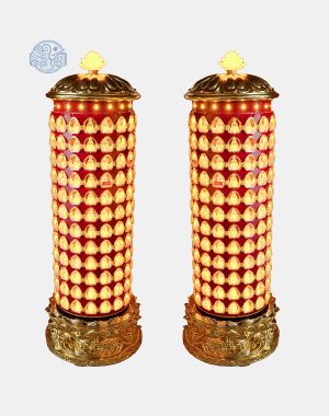 Tháp Dược sư 12 tầng kèm tượng dược sư 120cm đế tròn