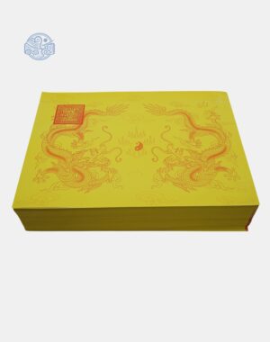 Giấy in sớ Việt Lạc rồng chầu RH nền vàng