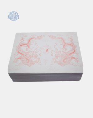 Giấy in sớ Việt Lạc rồng chầu RH nền trắng