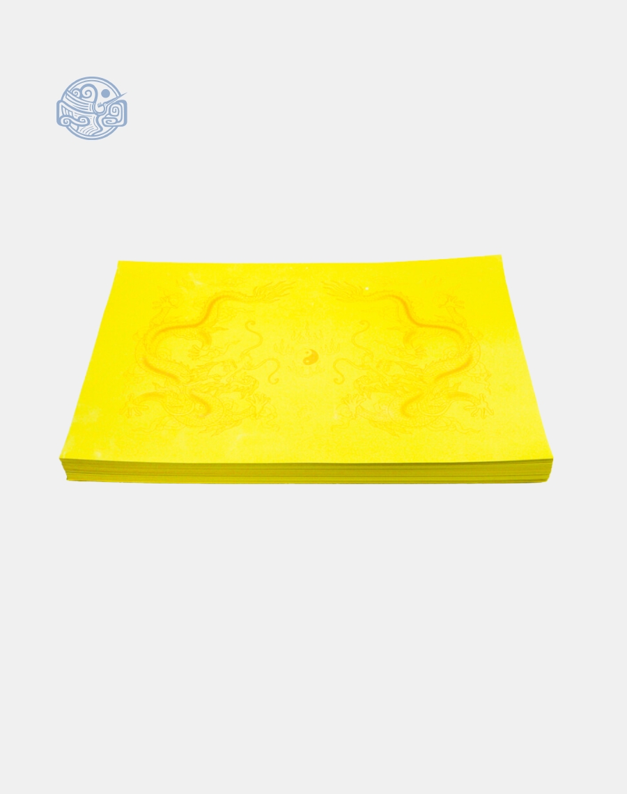 Giấy in sớ Việt Lạc rồng chầu RH nền vàng - Ảnh 2