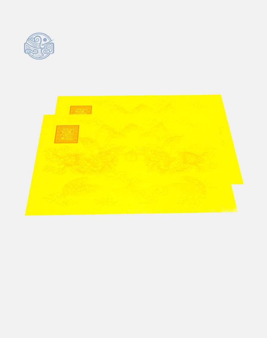 Giấy in sớ Việt Lạc rồng chầu RHS nền vàng - Ảnh 3