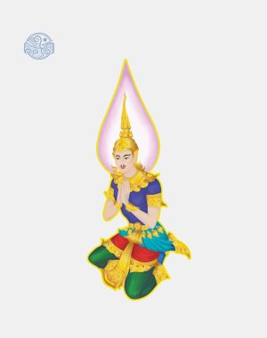 Tranh A Tư Đà vườn Lâm Tỳ Ni nhựa xốp