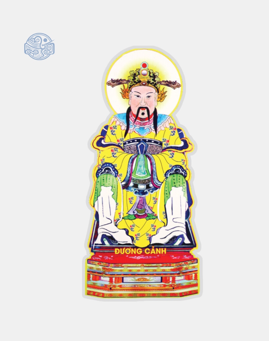 Tranh Đương Cảnh Thành Hoàng ép plastic