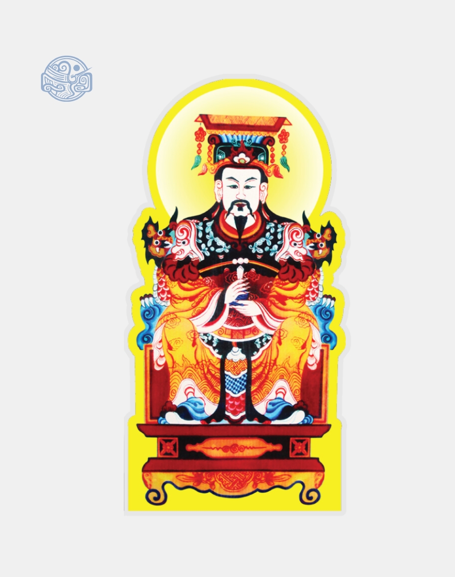 Tranh Ngọc Hoàng Đại Đế ép plastic