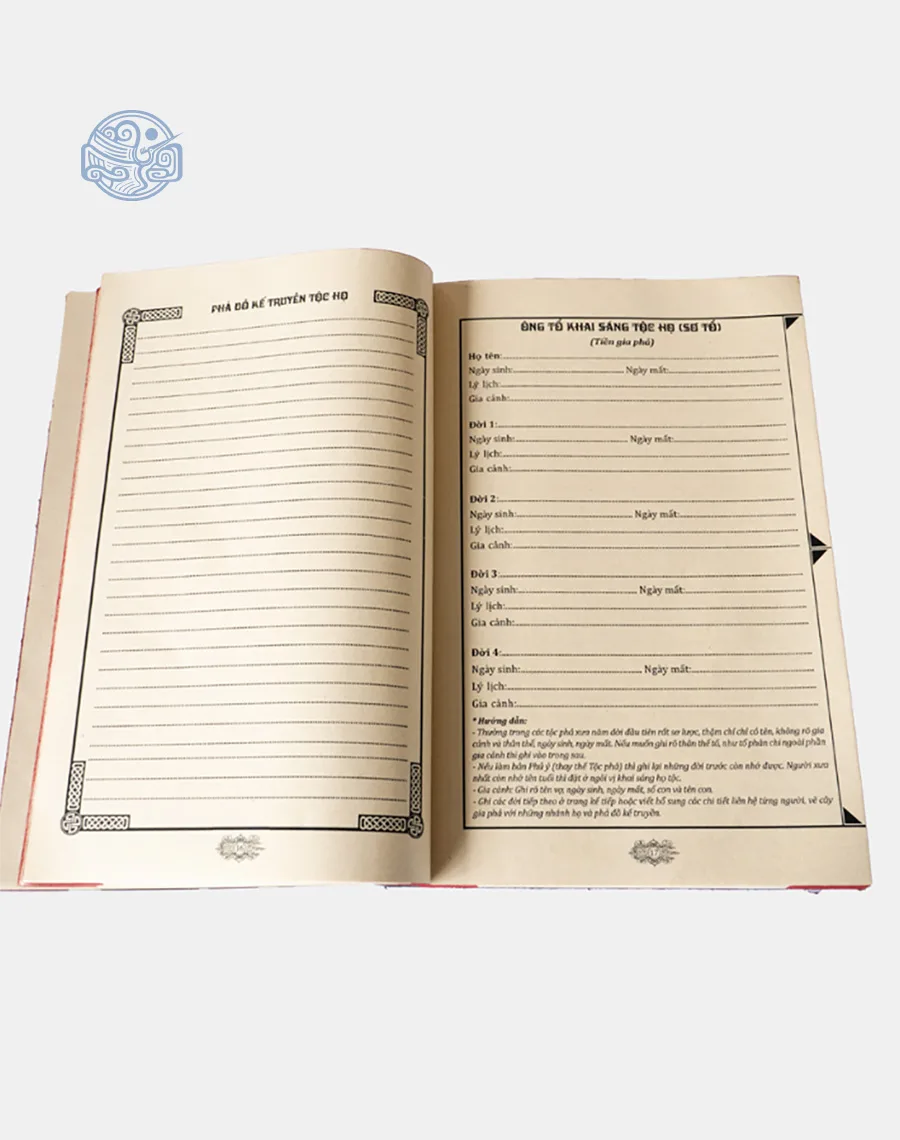 Sổ ghi gia phả - Ảnh 8