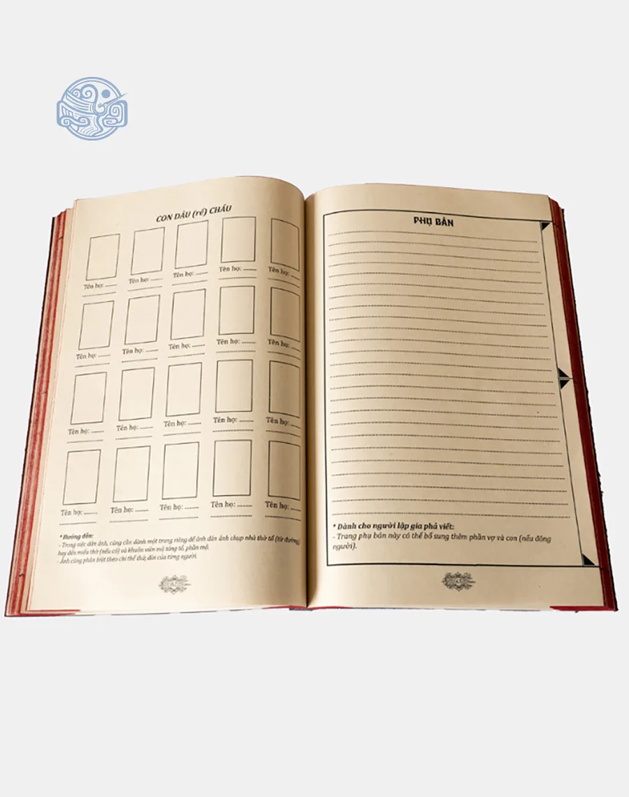 Sổ ghi gia phả - Ảnh 5