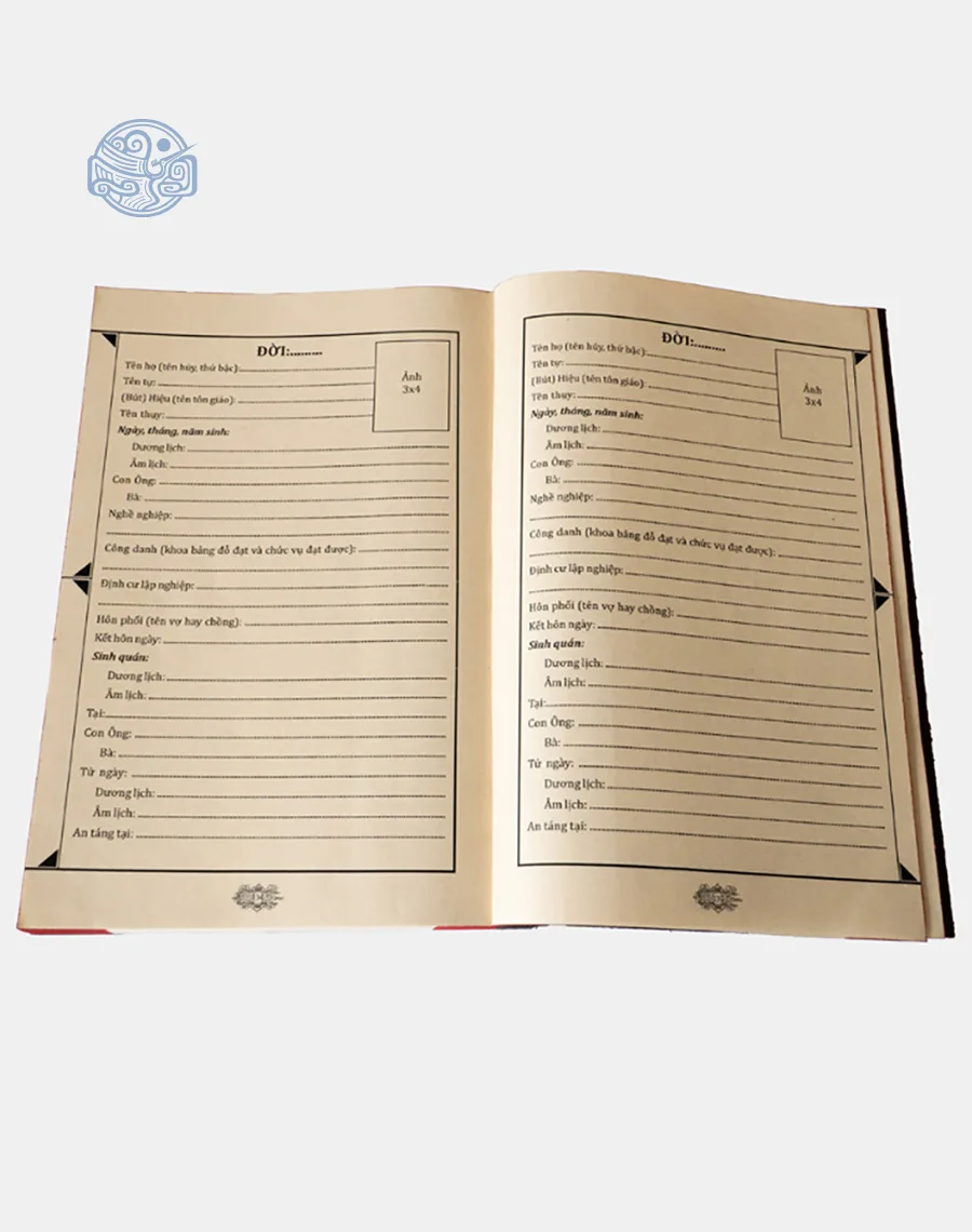 Sổ ghi gia phả - Ảnh 4