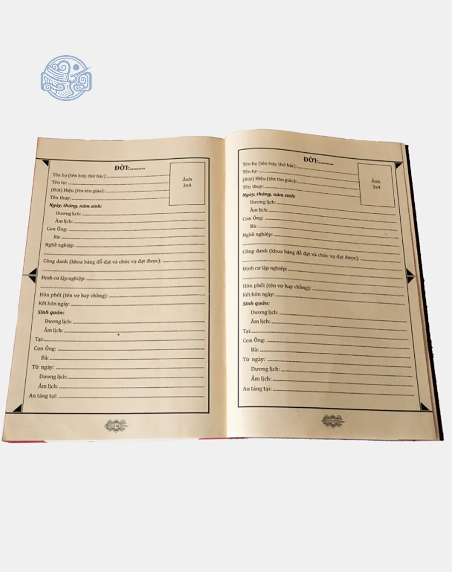 Sổ ghi gia phả - Ảnh 3