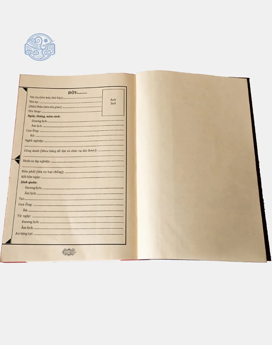 Sổ ghi gia phả - Ảnh 2