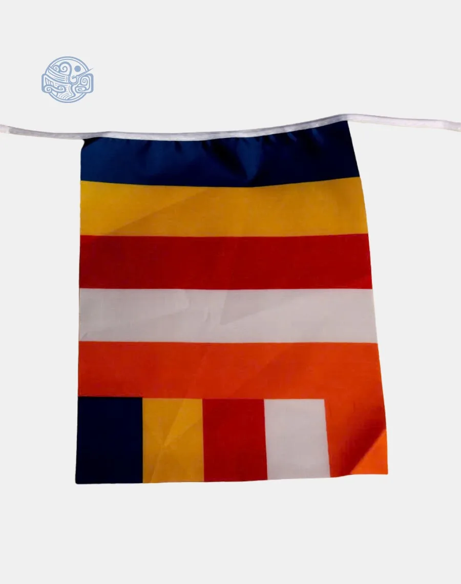 Cờ dây treo phật giáo 17x22cm - Ảnh 2